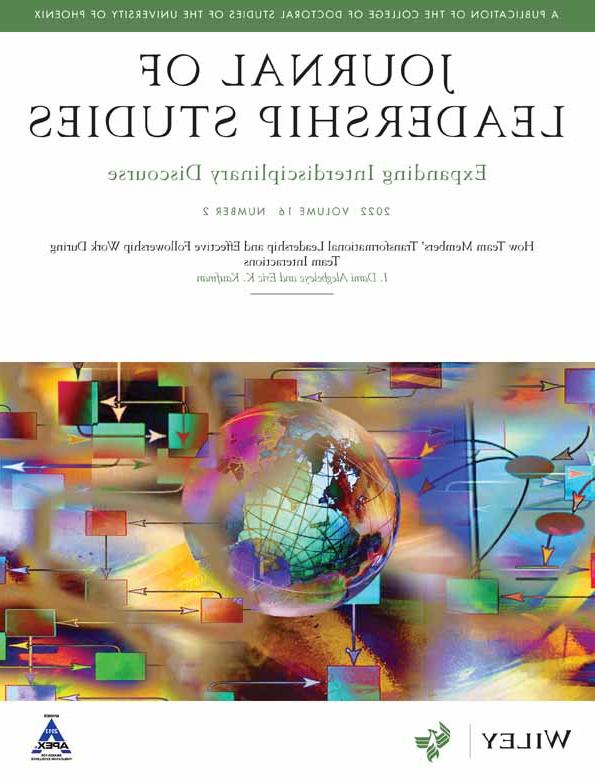 杂志 of 领导 Studies front cover